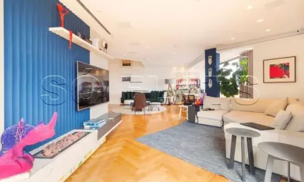 Cobertura alto padrão em moema, prox ao shop ibirapuera, com 220 m², 3 suítes, 4 vagas