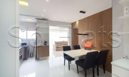 Residencial Horizonte JK de luxo 1 dorm na Juscelino Kubitschek no Itaim Bibi.
