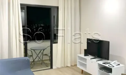 Flat próximo a marg. pinheiros disponível para locação com1 dorm, 1 vaga e totalmente mobiliado.