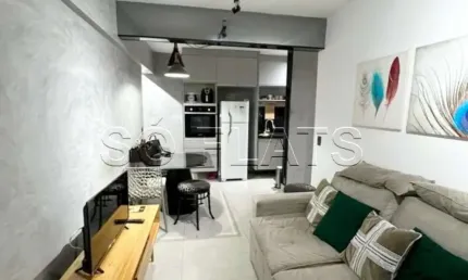 Flat São Paulo Suíte Service  com 38m² e 01 vaga de garagem para locação