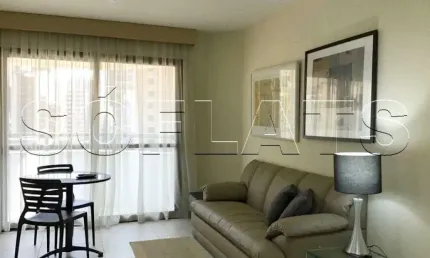 Flat paulista wall street disponível para venda com 49m², 01 dorm e 01 vaga