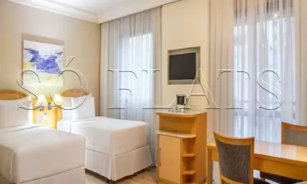 Flat Tryp Higienopolis dis ponivel para venda com 43m², 01 dormitório e 01 vaga