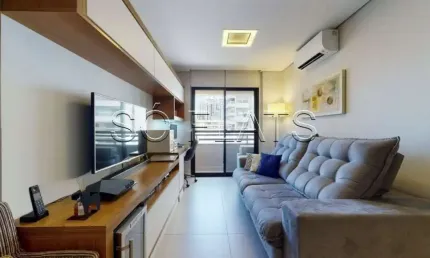 Flat mercure sp berrini, disponível para venda com 57m², 02 dormitórios e 02 vagas de garagem