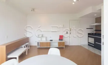 Apartamento no Morumbi Business disponível locação com 34m², 1 dorm e 1 vaga