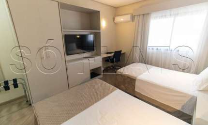 Flat disponivel para venda, Transamerica Nova Paulista, com 1 dormitório e 1 vaga