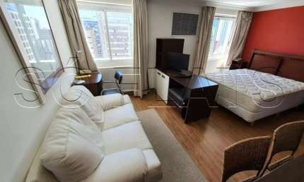 Flat Transamérica International Plaza disponível para venda com 29m² e 01 vaga de garagem
