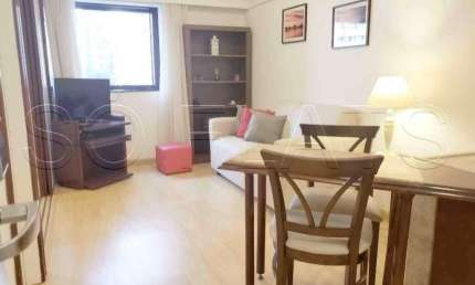 Flat disponível para locação no Jardins com ótima localização todo mobiliado