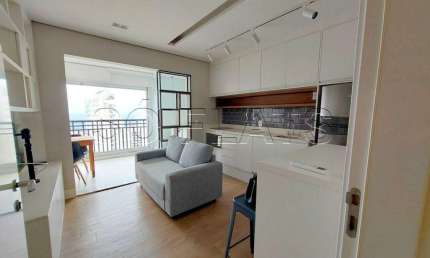 Residencial disponível para locação no bairro do Brooklin, contendo 1 dormitório e 1 vaga.