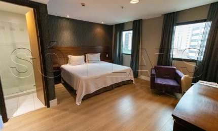 Flat Bourbon Ibirapuera em Moema disponível para locação próximo ao Metrô Eucaliptos.