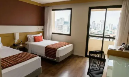 Flat no Quality Faria Lima com 29m², 1 dorm e 1 vaga disponível locação
