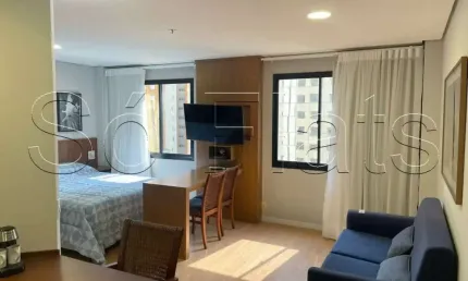 Flat disponível para locação no Mercure Times Square em Moema prox. a Av. Ibirapuera