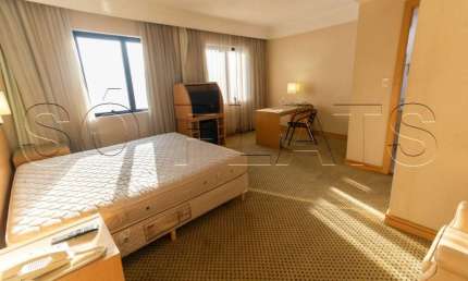 Flat Slaviero Guarulhos  disponível locação. com 28m², 1 dormitório e 1 vaga.
