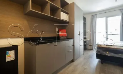Flat no Residencial You Faria Lima com 36m², 1 dorm e 1 vaga disponível locação