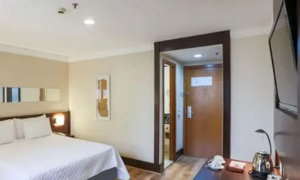 Flat Transamérica Congonhas disponível locação com 29m², 1 dorm e 1 vaga