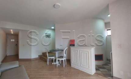 Flat no Jd Paulista, próximo a Paulista, disponível para locação imediata sem burocracia.