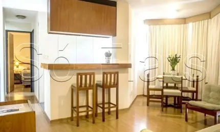 Flat disponível para locação bem localizado, próx da Avenida Santo Amaro e Metrô Campo Belo.