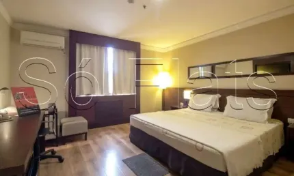 Flat Transamerica Congonhas 29m² e 1 dormitório disponível para locação prox. ao Aeroporto.