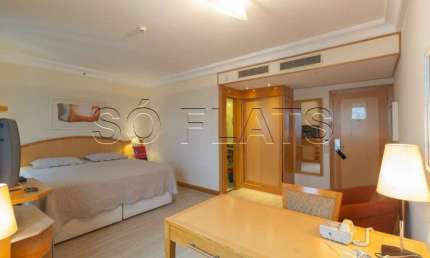 Tryp Higienópolis disponível para locação com 30m², 1 dormitório e 1 vaga