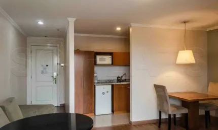 Flat no Quality Alvorada disponível para locação próximo ao Shopping Vila Olímpia