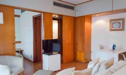 Flat Address para locação com 2 dormitórios e 2 vagas de garagem no Itaim Bibi.