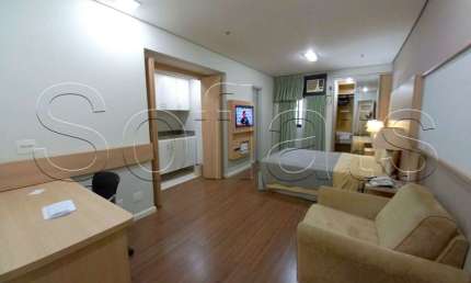 Flat disponível locação na Chácara Santo Antônio próximo a Marginal Pinheiros.