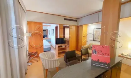 Flat address com 42m², 1 dormitório e 1 vaga disponível para locação no itaim bibi.