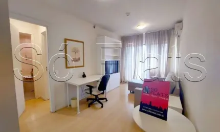 Flat disponível locação no Itaim Bibi fácil acesso as principais vias de São Paulo