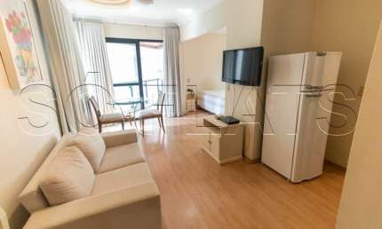 Flat no Metropolitan Hall no Itaim Bibi próximo do Clube Pinheiros disponível locação