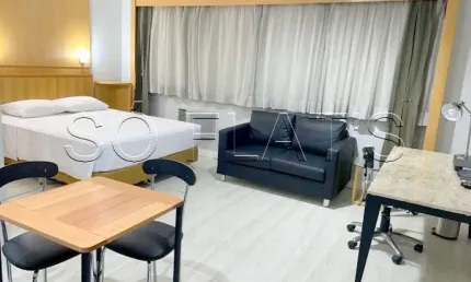 Flat no transamérica faria lima disponível para locação próximo da av. faria lima e cidade jardim.