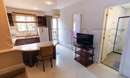 Flat na Vila Olímpia  disponível para locação, próximo ao Shopping JK e Parque do Povo.