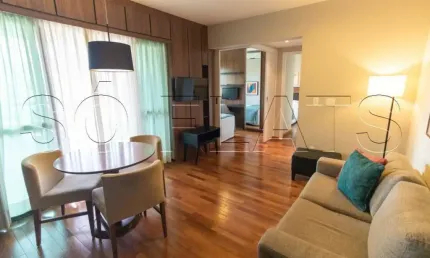 Maravilhoso flat no Brooklin com 2x dorms, próximo a Av. Jornalista Roberto Marinho. Consulte-nos.