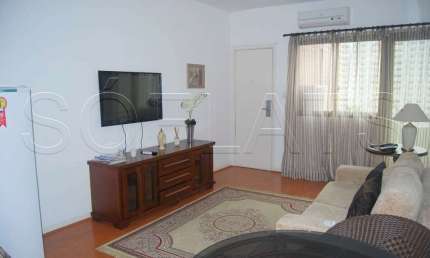 Flat Le Bougainville 1 dorm e 1 vaga disponível para locação em Alphaville Industrial