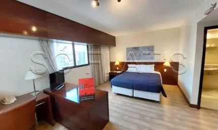 Flat disponível para locação no Wyndham Berrini, contendo 29m², 1 dormitório e 1 vaga de garagem.