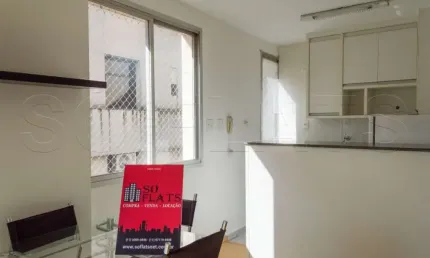Ritz disponível para locação com 1 dorm e 1 vaga prox. da Avenida Santo Amaro
