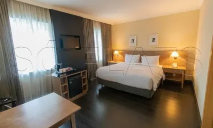 Flat no Radisson Berrini disponivel para locação com 29m² contendo 1 dormitório e 1 vaga de garagem.