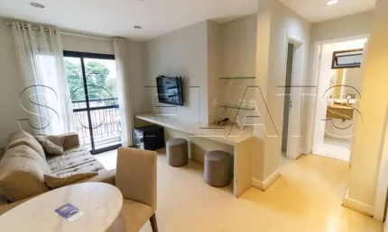 Flat mercure moema com 32m², 1 dormitório e 1 vaga de garagem disponível locação.