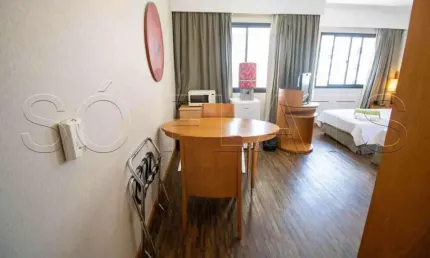 Flat slaviero moema 26m² 1 dormitório 1 vaga de garagem, disponível para locação.