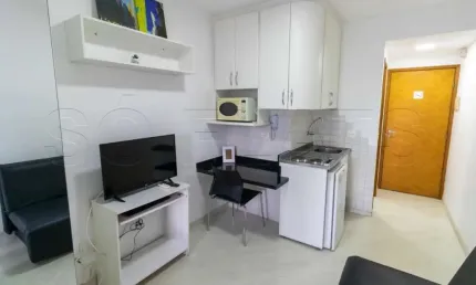 Flat new studio em pinheiros para locação, 27m² 1 dormitório e 1 vaga de garagem.