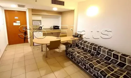 Flat em Santos disponível para venda com 47m², 01 dorm e 01 vaga