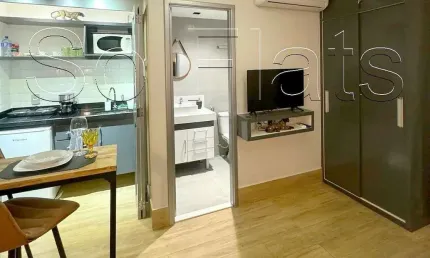 Flat Hilton SP Itaim disponível para venda com 25m², 01 dorm e 01 vaga de garagem