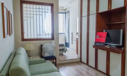 Flat Poeta Drummond com 1 dormitório e 1 vaga de garagem no jardim Paulista