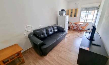 Flat São Paulo Suite Service disponível para locação 1 dorm 1 vaga de garagem