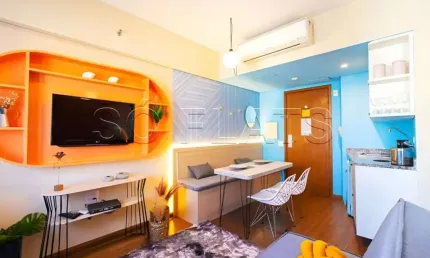 Flat disponível para venda com 28m² e 01 vaga de garagem