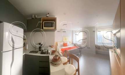 Flat Transamérica International Plaza disponível para venda com 29m² e 01 vaga de garagem