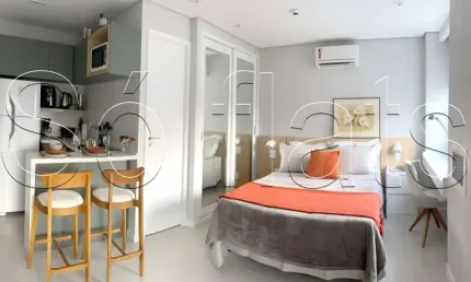 Flat transamérica international plaza disponível para venda com 29m² e 01 vaga de garagem