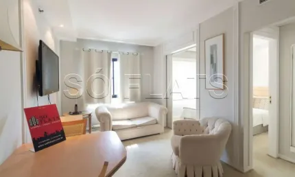 Flat no Jardins prox. da Avenida Paulista e Av. Nove de Julho disponível locação