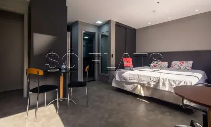 Flat Transamerica Jardins, disponível para venda com 42m², 02 dorms e 01 vaga