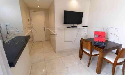 Flat Royal Ibirapuera Park disponível locação com 1 dormitório e 1 vaga de garagem.
