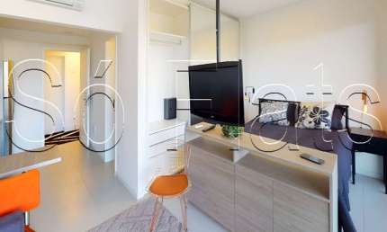 Apartamento no V House Boutique em Pinheiros 1 dorm e 1 vaga de garagem disponível para locação.