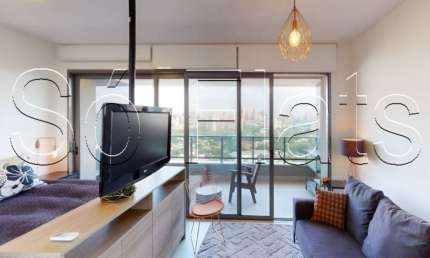 Flat de alto padrão com 45m² no bairro de Pinheiros ao lado do Shopping Iguatemi. Luxo extremo!